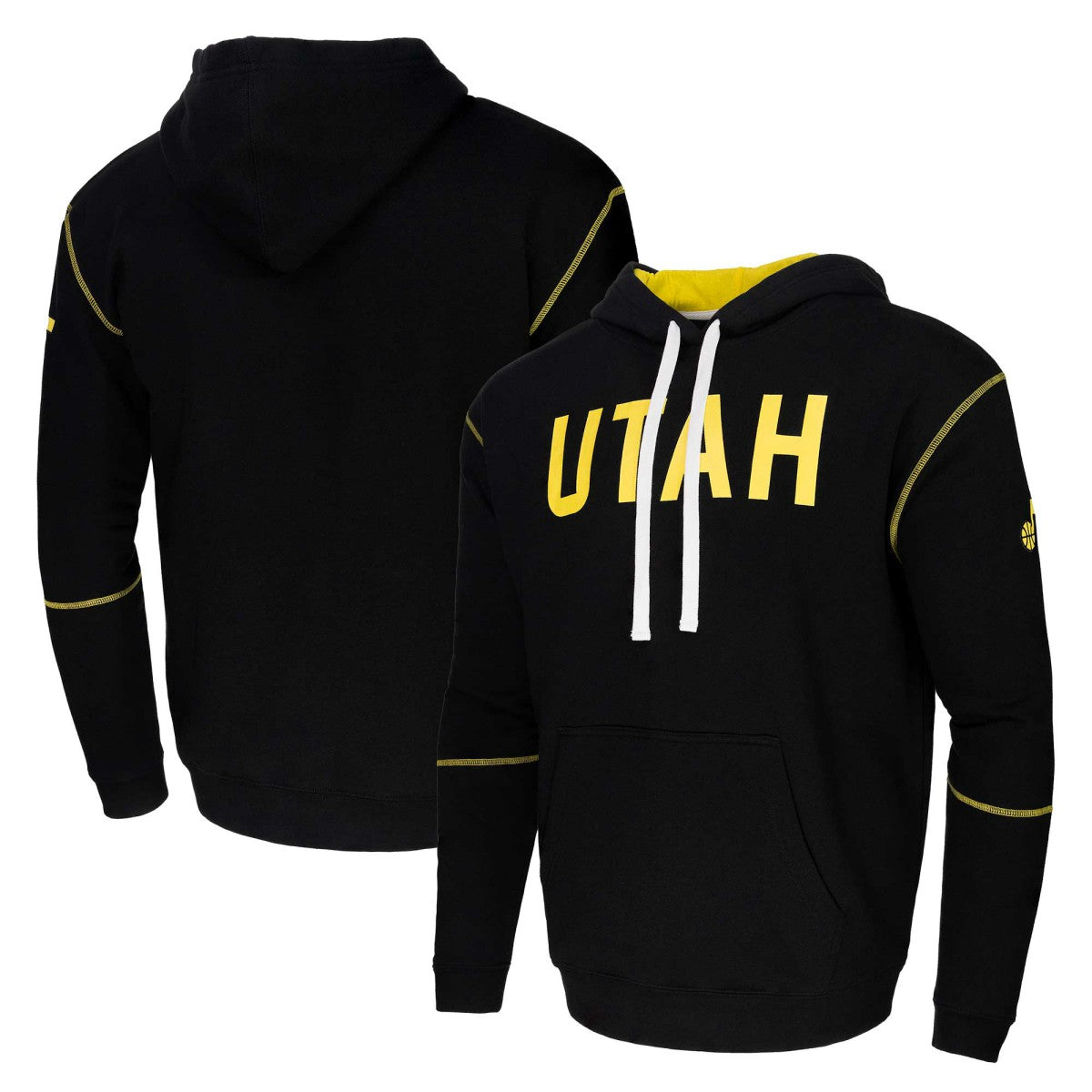 Black Utah Jazz Stadium Essentials Monument Pullover Hoodie | NBA