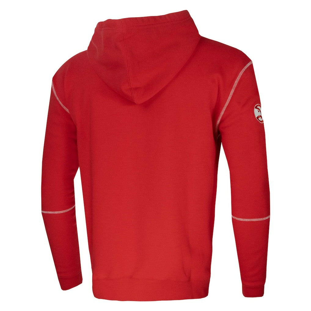 Red Atlanta Hawks Stadium Essentials Monument Pullover Hoodie | NBA