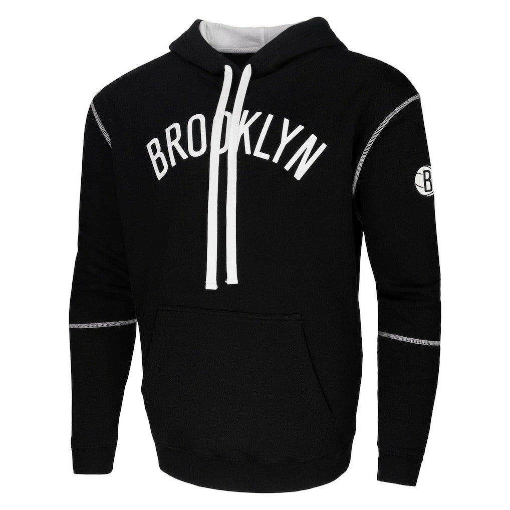 Black Brooklyn Nets Stadium Essentials Monument Pullover Hoodie | NBA