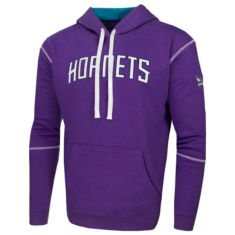 Purple Charlotte Hornets Stadium Essentials Monument Pullover Hoodie | NBA