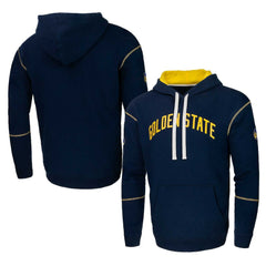 Navy Golden State Warriors Stadium Essentials Monument Pullover Hoodie sale | NBA