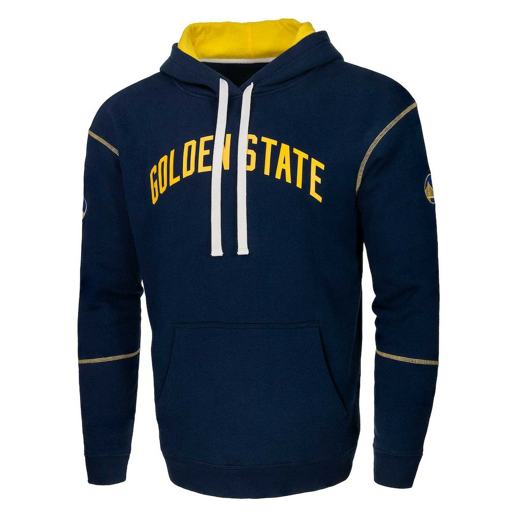 Navy Golden State Warriors Stadium Essentials Monument Pullover Hoodie sale | NBA