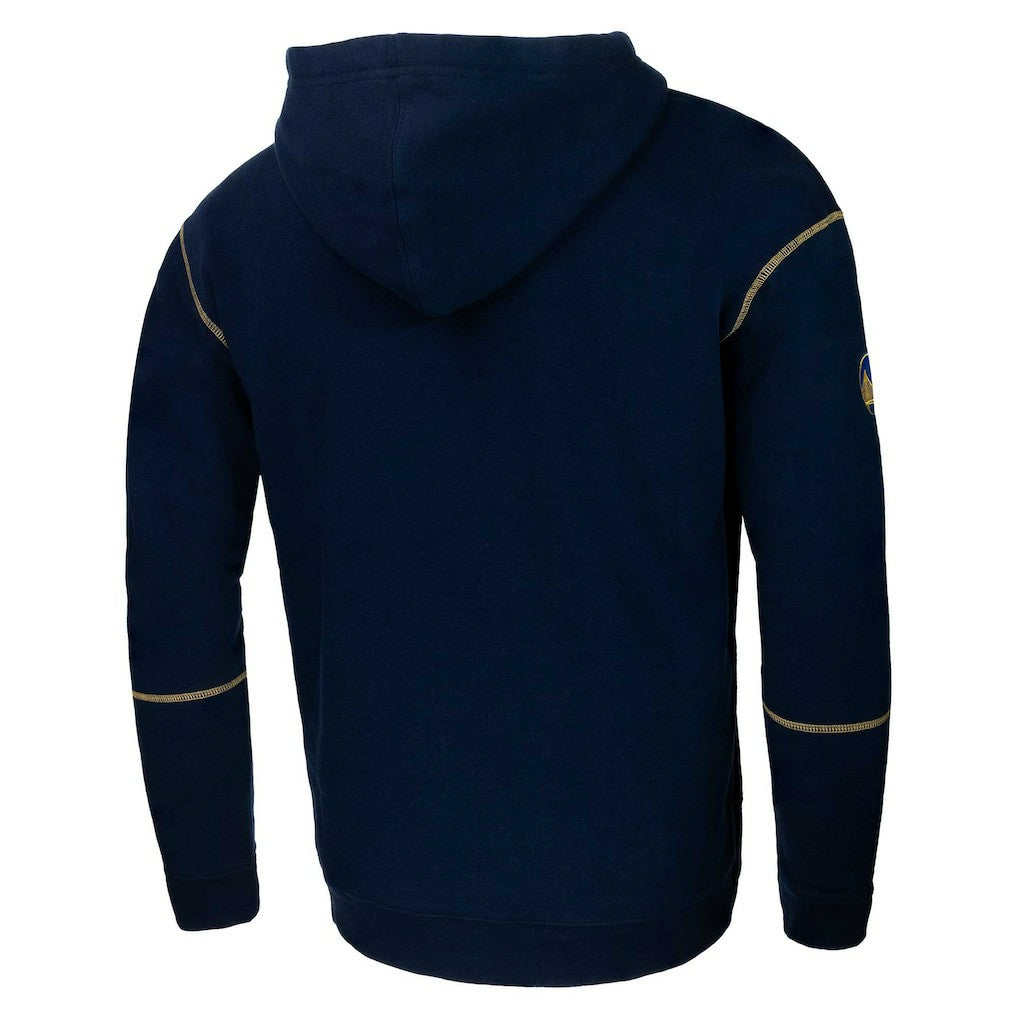Navy Golden State Warriors Stadium Essentials Monument Pullover Hoodie sale | NBA