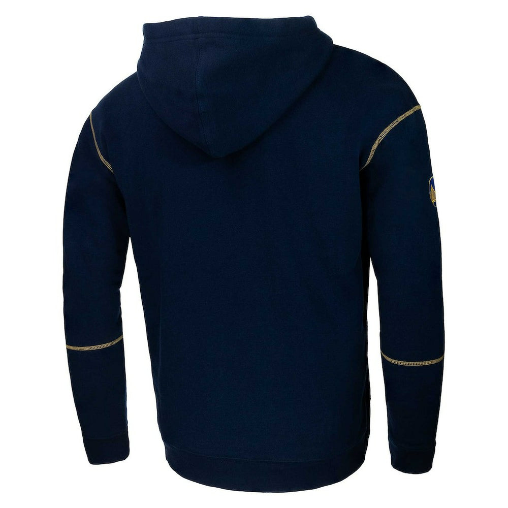 Navy Golden State Warriors Stadium Essentials Monument Pullover Hoodie sale | NBA