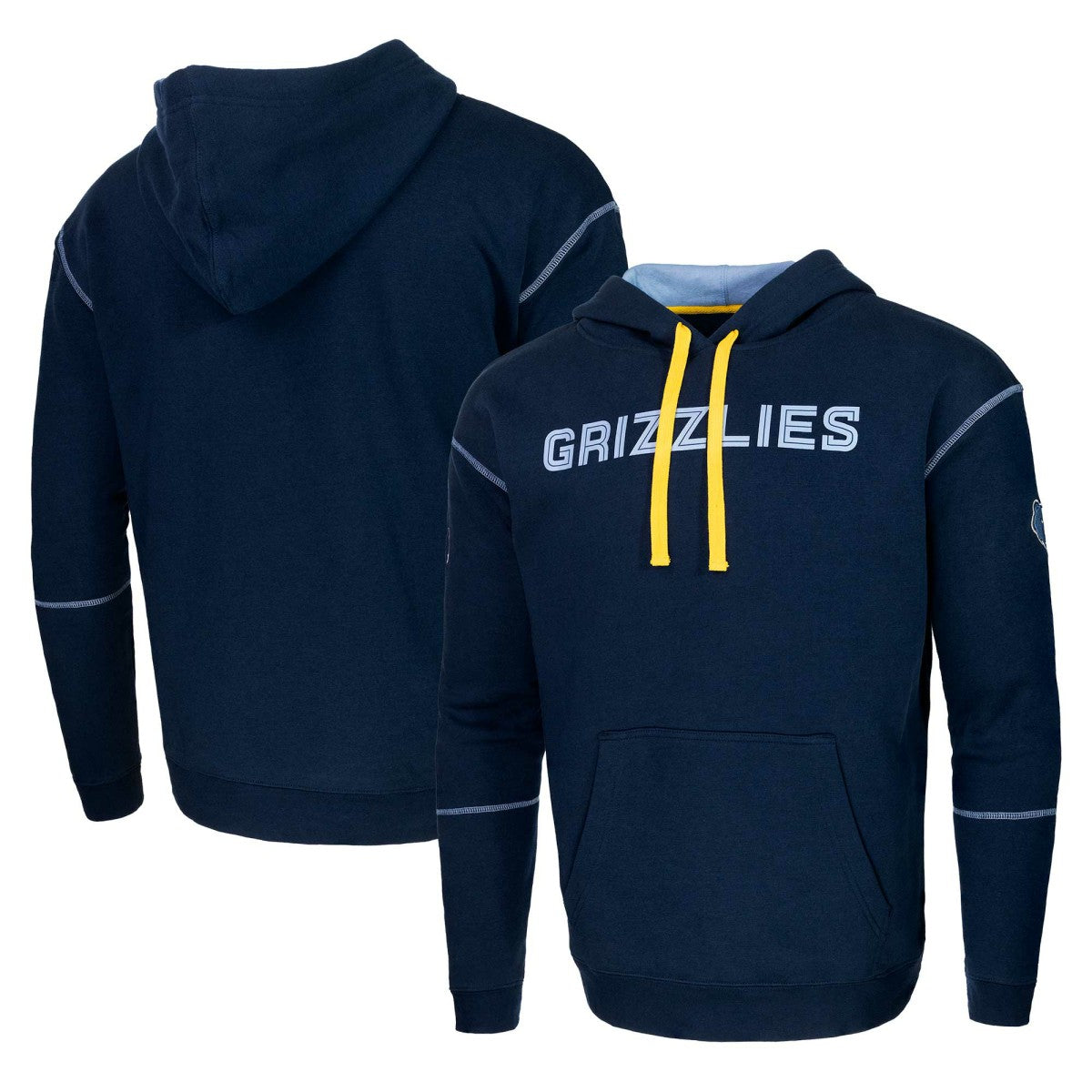 Navy Memphis Grizzlies Stadium Essentials Monument Pullover Hoodie | NBA