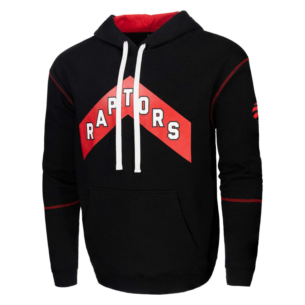 Black Toronto Raptors Stadium Essentials Monument Pullover Hoodie | NBA