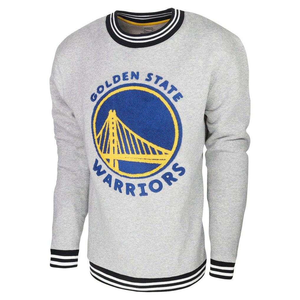 Heather Gray Golden State Warriors Stadium Essentials Club Level Pullover Sweatshirt sale | NBA