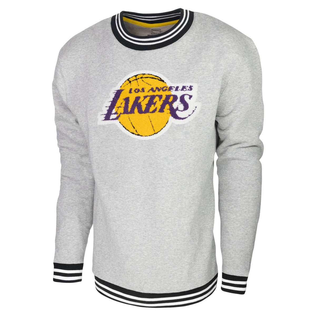 Heather Gray Los Angeles Lakers Stadium Essentials Club Level Pullover Sweatshirt | NBA