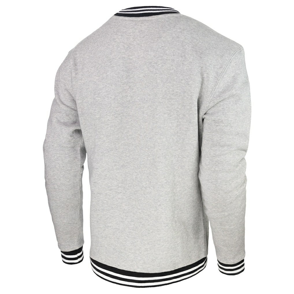 Heather Gray Philadelphia 76ers Stadium Essentials Club Level Pullover Sweatshirt | NBA