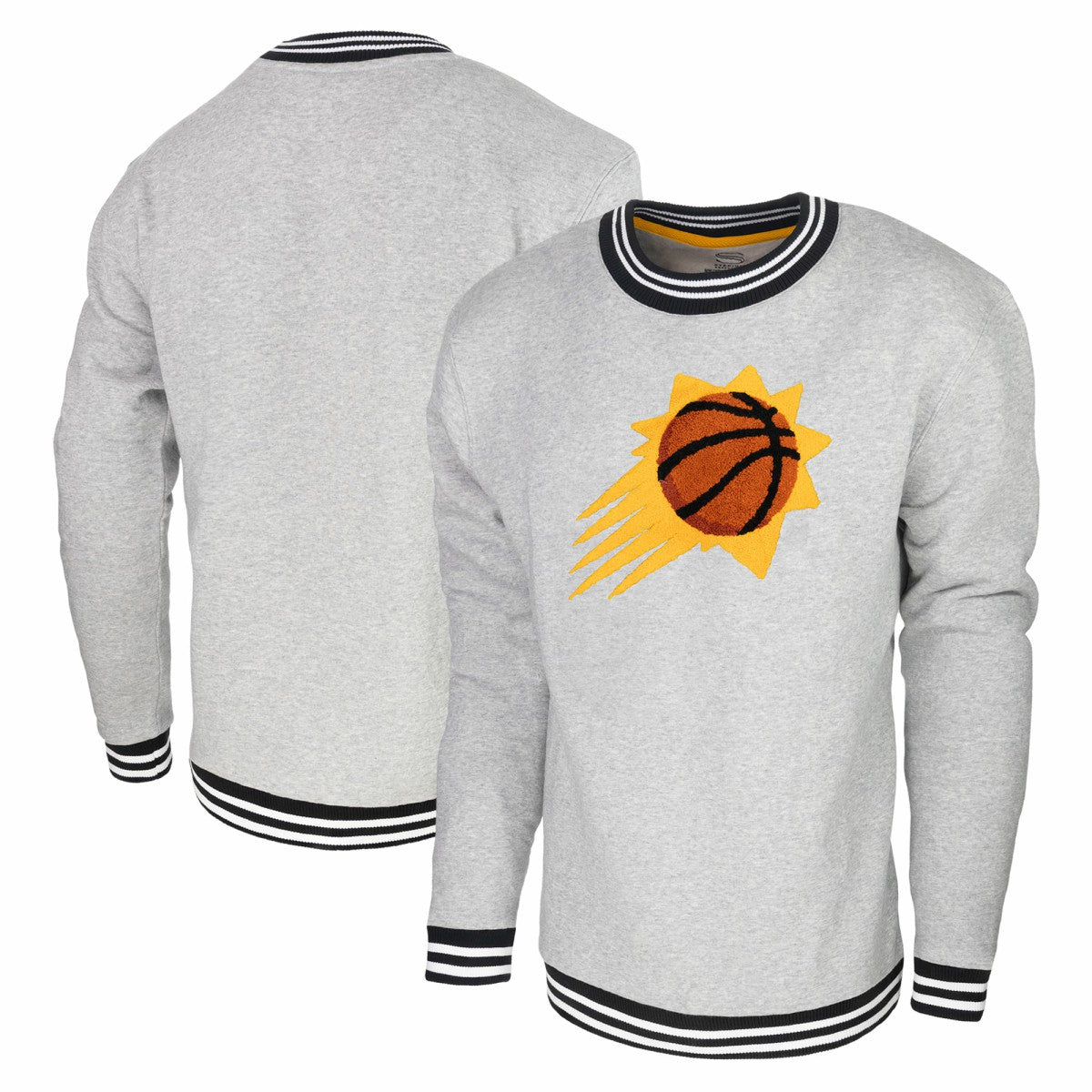 Heather Gray Phoenix Suns Stadium Essentials Club Level Pullover Sweatshirt | NBA