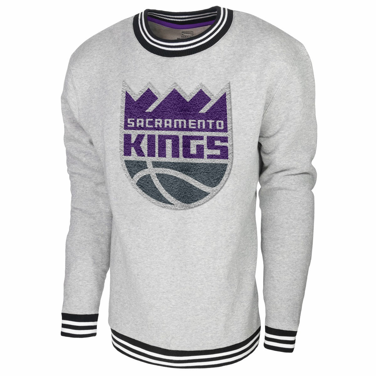 Heather Gray Sacramento Kings Stadium Essentials Club Level Pullover Sweatshirt | NBA