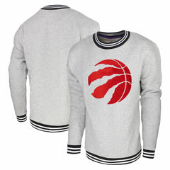 Heather Gray Toronto Raptors Stadium Essentials Club Level Pullover Sweatshirt | NBA