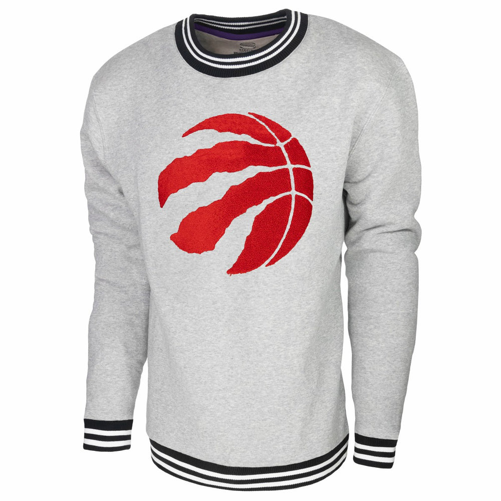 Heather Gray Toronto Raptors Stadium Essentials Club Level Pullover Sweatshirt | NBA