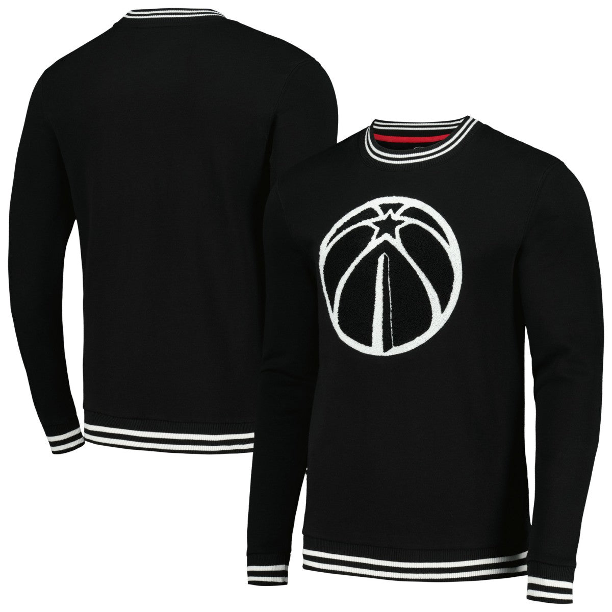 Black Washington Wizards Stadium Essentials Club Level Pullover Sweatshirt | NBA