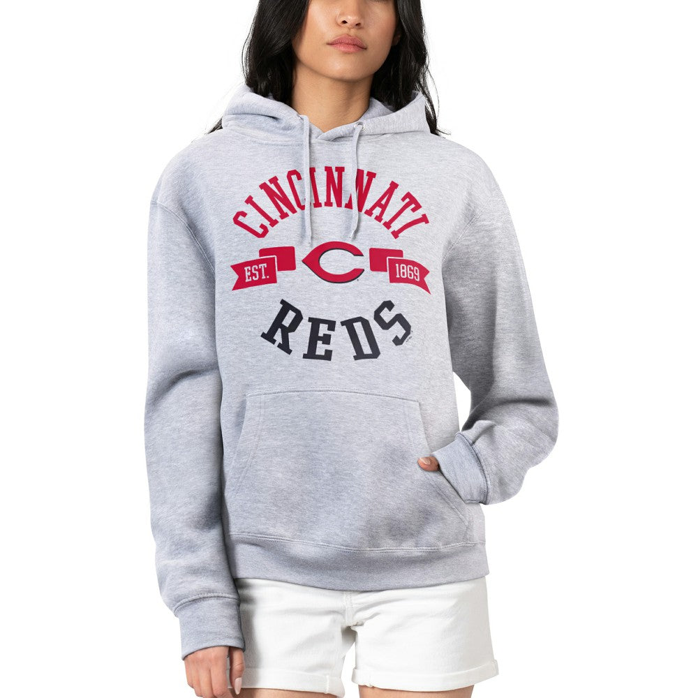 Cincinnati Reds G-III 4Her by Carl Banks Women's City Graphic Pullover Hoodie - MLB Hoodies