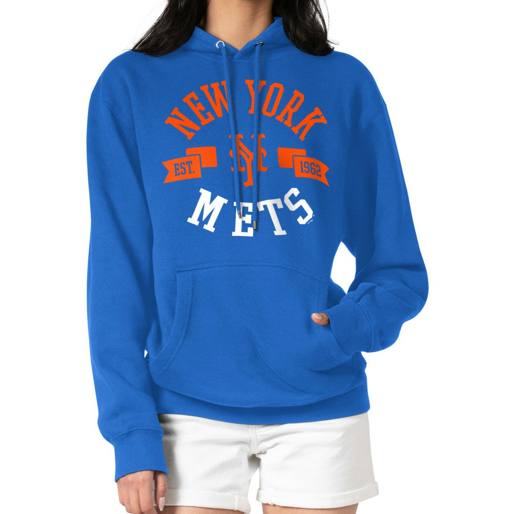 New York Mets G-III 4Her by Carl Banks Women's City Graphic Pullover Hoodie - MLB Hoodies