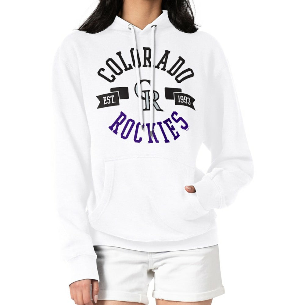 Colorado Rockies G-III 4Her by Carl Banks Women's City Graphic Pullover Hoodie - MLB Hoodies