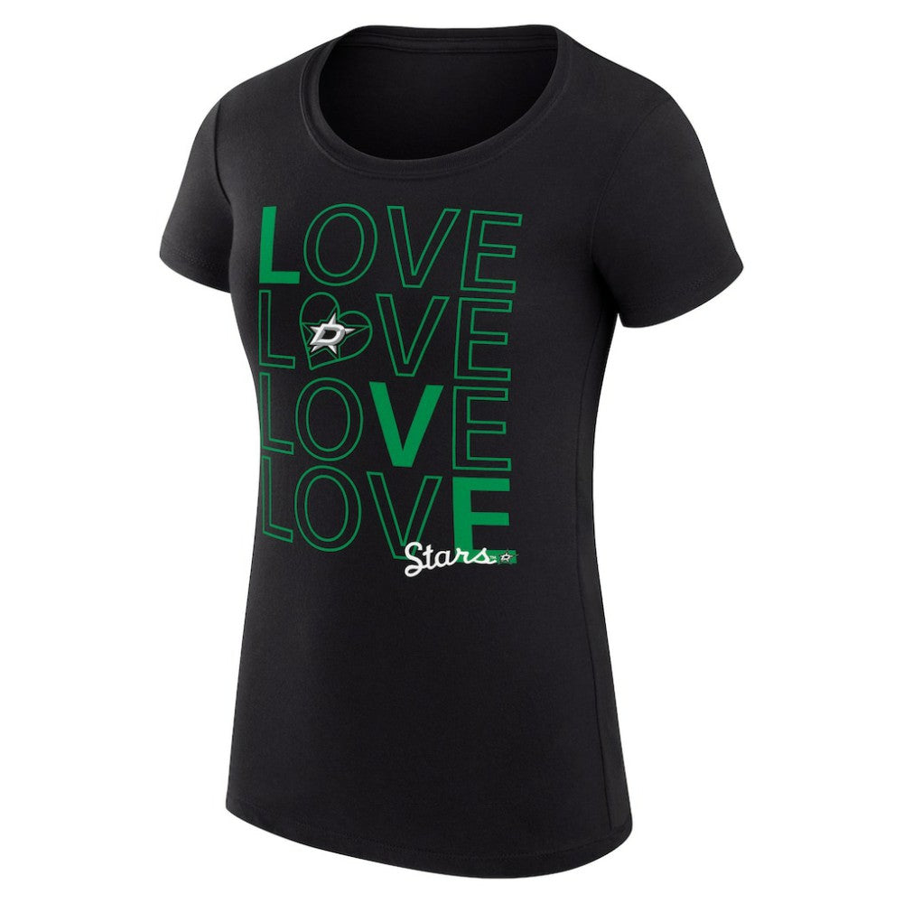 Dallas Stars G-III 4Her by Carl Banks Women's Super-Slim Fit Lightweight Hockey Love T-Shirt -  NHL T-shirts