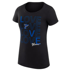 St. Louis Blues G-III 4Her by Carl Banks Women's Super-Slim Fit Lightweight Hockey Love T-Shirt -  NHL T-shirts