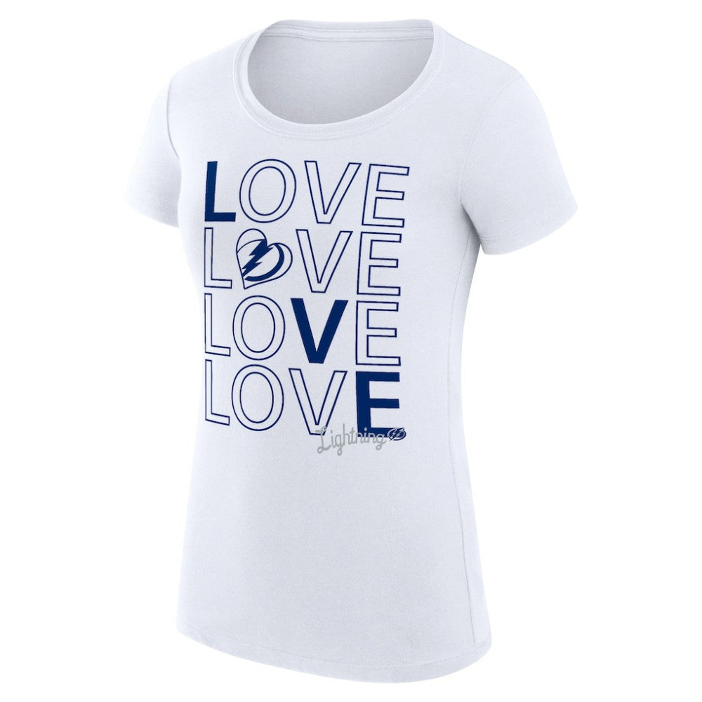 Tampa Bay Lightning G-III 4Her by Carl Banks Women's Super-Slim Fit Lightweight Hockey Love T-Shirt -  NHL T-shirts