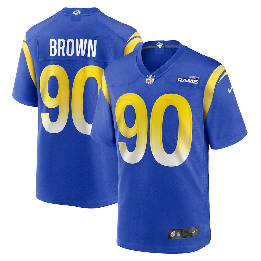 Los Angeles Rams Earnest Brown IV  Team Game Jersey | NFL New