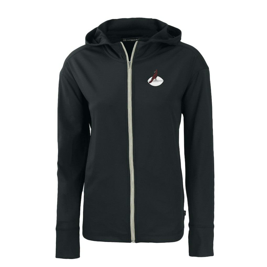 Arizona Cardinals Cutter & Buck Women's Throwback Daybreak Eco Recycled Half-Zip Hoodie | NFL Near me