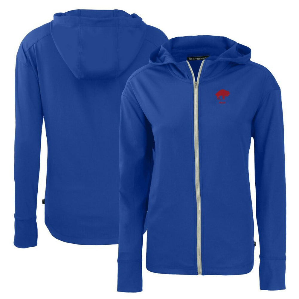 Buffalo Bills Cutter & Buck Women's Throwback Daybreak Eco Recycled Half-Zip Hoodie | NFL Hot