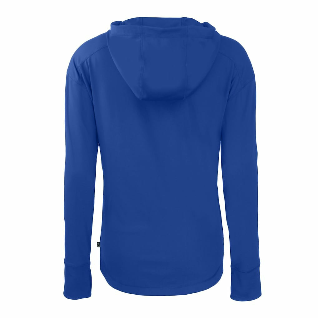 Buffalo Bills Cutter & Buck Women's Throwback Daybreak Eco Recycled Half-Zip Hoodie | NFL Hot
