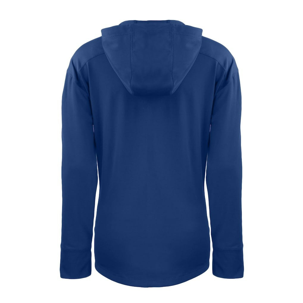 Buffalo Bills Cutter & Buck Women's Throwback Daybreak Eco Recycled Half-Zip Hoodie | NFL New
