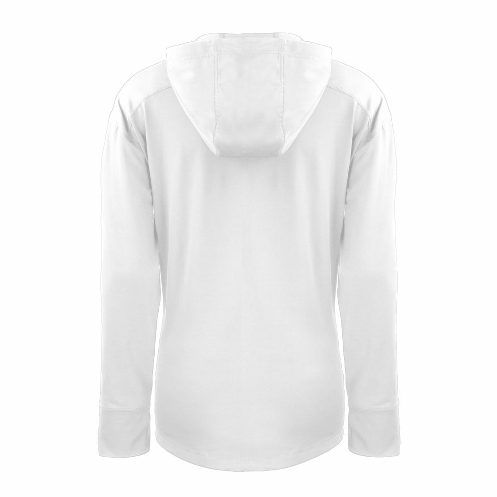 Detroit Lions Cutter & Buck Women's Throwback Daybreak Eco Recycled Half-Zip Hoodie | NFL Outlet