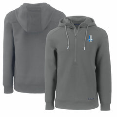 Detroit Lions Cutter & Buck Throwback Roam Eco Half-Zip Recycled Pullover Hoodie | NFL On sale