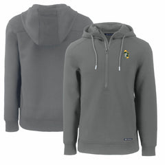 Green Bay Packers Cutter & Buck Throwback Roam Eco Half-Zip Recycled Pullover Hoodie | NFL Outlet