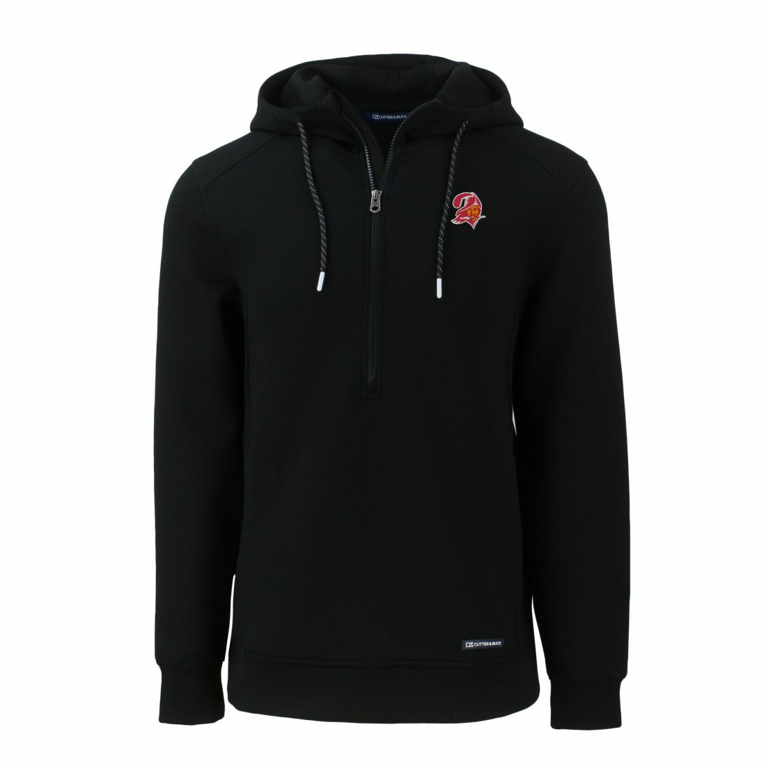 Tampa Bay Buccaneers Cutter & Buck Throwback Roam Eco Half-Zip Recycled Pullover Hoodie | NFL Near me