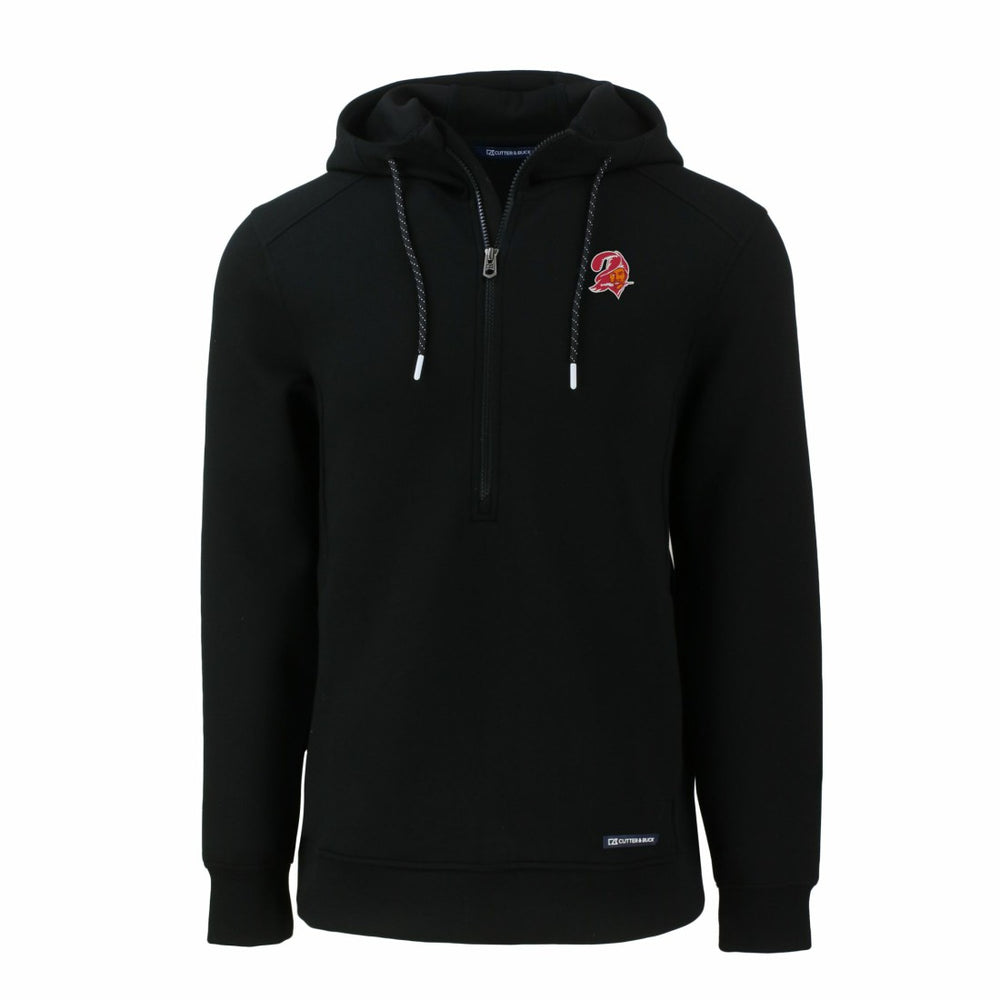 Tampa Bay Buccaneers Cutter & Buck Throwback Roam Eco Half-Zip Recycled Pullover Hoodie | NFL Near me