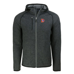 Denver Broncos Cutter & Buck Throwback Mainsail Sweater-Knit Full-Zip Hoodie | NFL Outlet