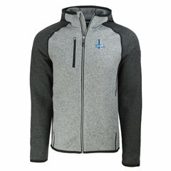 Detroit Lions Cutter & Buck Throwback Mainsail Sweater-Knit Full-Zip Hoodie | NFL Near me
