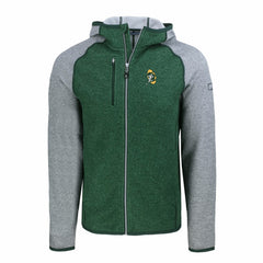 Green Bay Packers Cutter & Buck Throwback Mainsail Sweater-Knit Full-Zip Hoodie | NFL Online