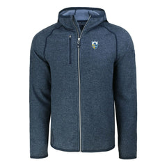 Los Angeles Chargers Cutter & Buck Throwback Mainsail Sweater-Knit Full-Zip Hoodie | NFL On sale