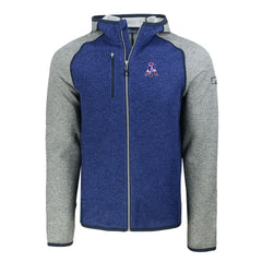New England Patriots Cutter & Buck Throwback Mainsail Sweater-Knit Full-Zip Hoodie | NFL Hot