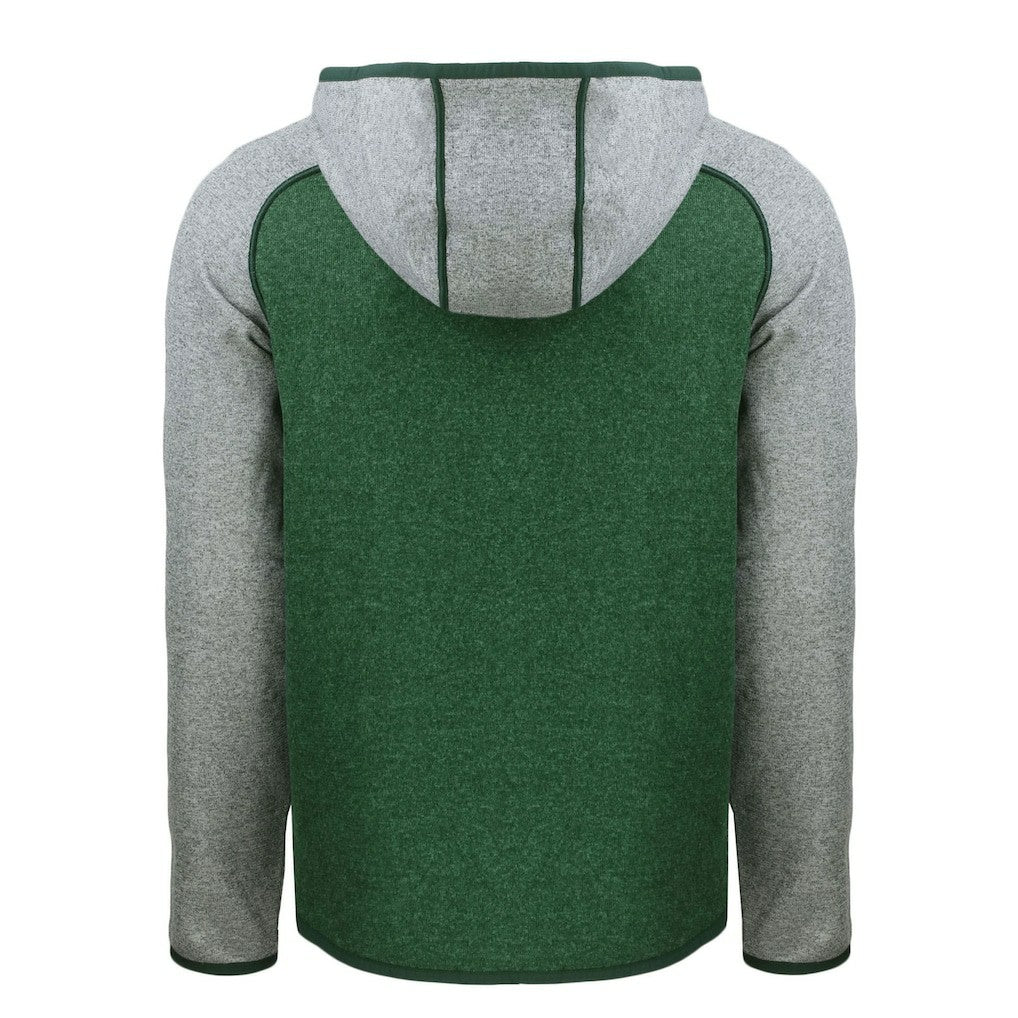 New York Jets Cutter & Buck Throwback Mainsail Sweater-Knit Full-Zip Hoodie | NFL US