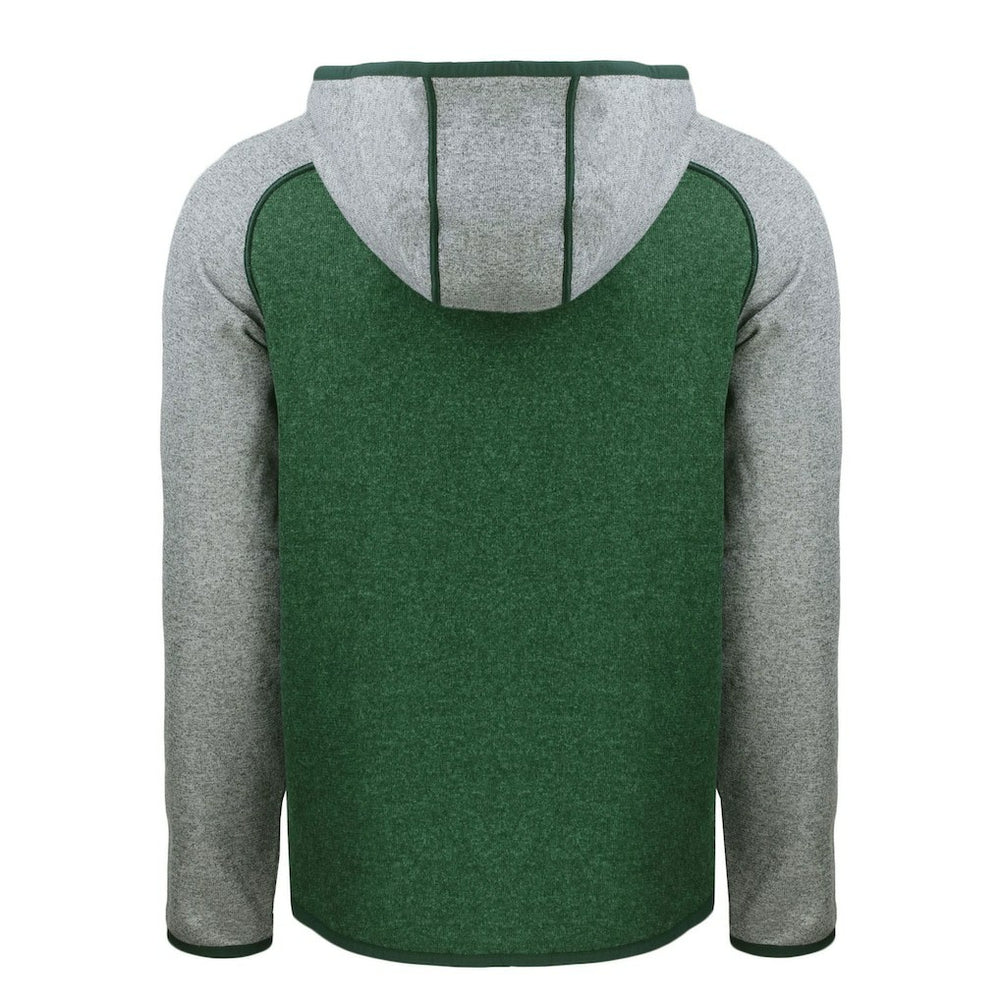 New York Jets Cutter & Buck Throwback Mainsail Sweater-Knit Full-Zip Hoodie | NFL US
