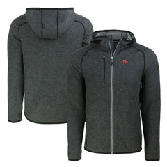 San Francisco 49ers Cutter & Buck Throwback Mainsail Sweater-Knit Full-Zip Hoodie | NFL Near me