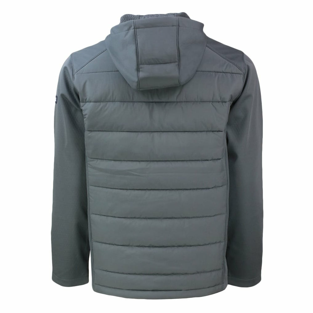 Denver Broncos Cutter & Buck Throwback Evoke Hybrid Eco Softshell Recycled Full-Zip Hoodie Jacket | NFL Near me