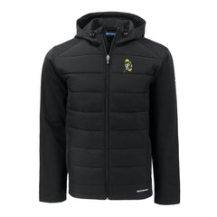 Green Bay Packers Cutter & Buck Throwback Evoke Hybrid Eco Softshell Recycled Full-Zip Hoodie Jacket | NFL Outlet