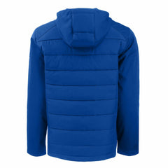 New York Giants Cutter & Buck Throwback Evoke Hybrid Eco Softshell Recycled Full-Zip Hoodie Jacket | NFL New