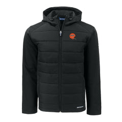 Cincinnati Bengals Cutter & Buck Throwback Big & Tall Evoke Hybrid Eco Softshell Recycled Full-Zip Jacket | NFL New