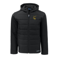 Pittsburgh Steelers Cutter & Buck Throwback Big & Tall Evoke Hybrid Eco Softshell Recycled Full-Zip Hoodie | NFL Outlet