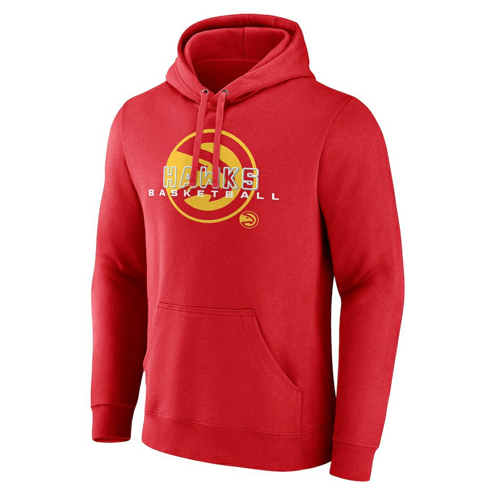 Red Atlanta Hawks Stellar Personalized Name & Number Pullover Hoodie | NBA