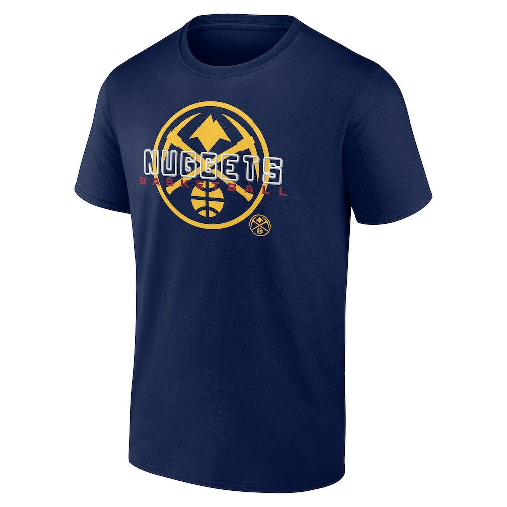 Navy Denver Nuggets Stellar Personalized Name & Number T-Shirt sale | NBA