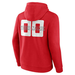 Red Houston Rockets Stellar Personalized Name & Number Pullover Hoodie | NBA